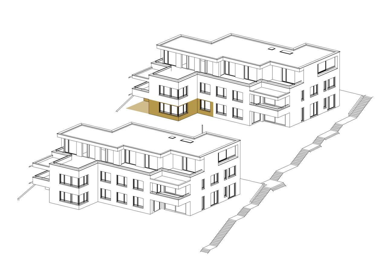 solea - Axonometrie Wohnung 40.31