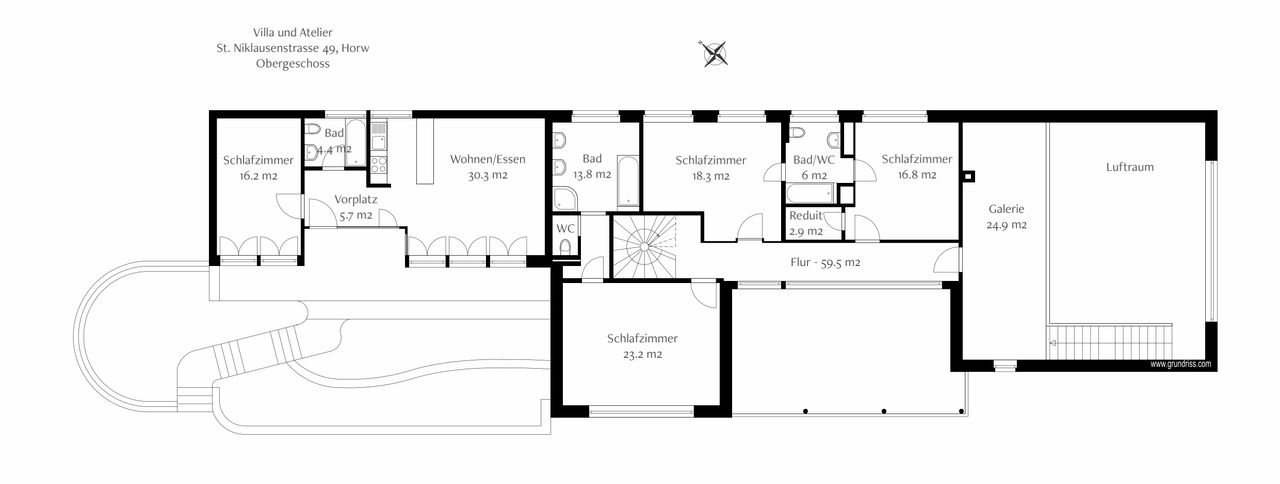 Grundriss OG St Niklausen 49, Horw