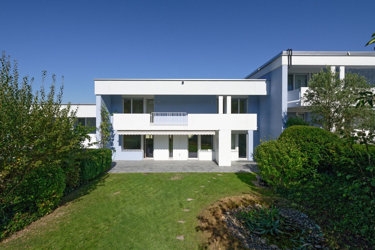 Hausansicht vom Garten