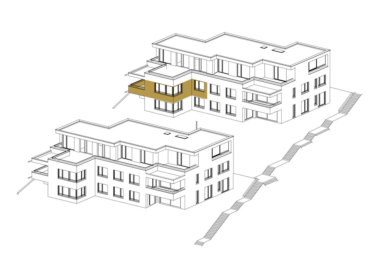 solea - Axonometrie Wohnung 40.41