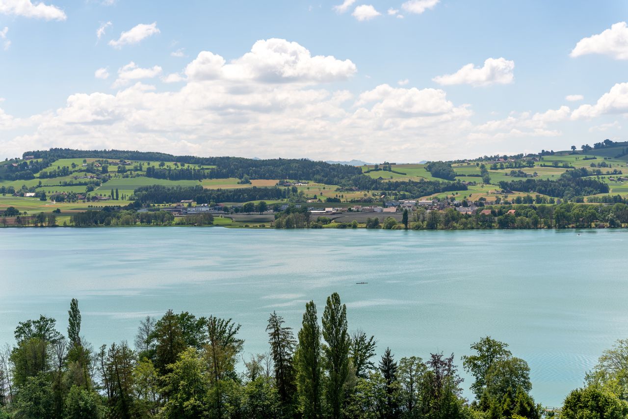 Eindrucksvolle Aussicht von der Terrasse