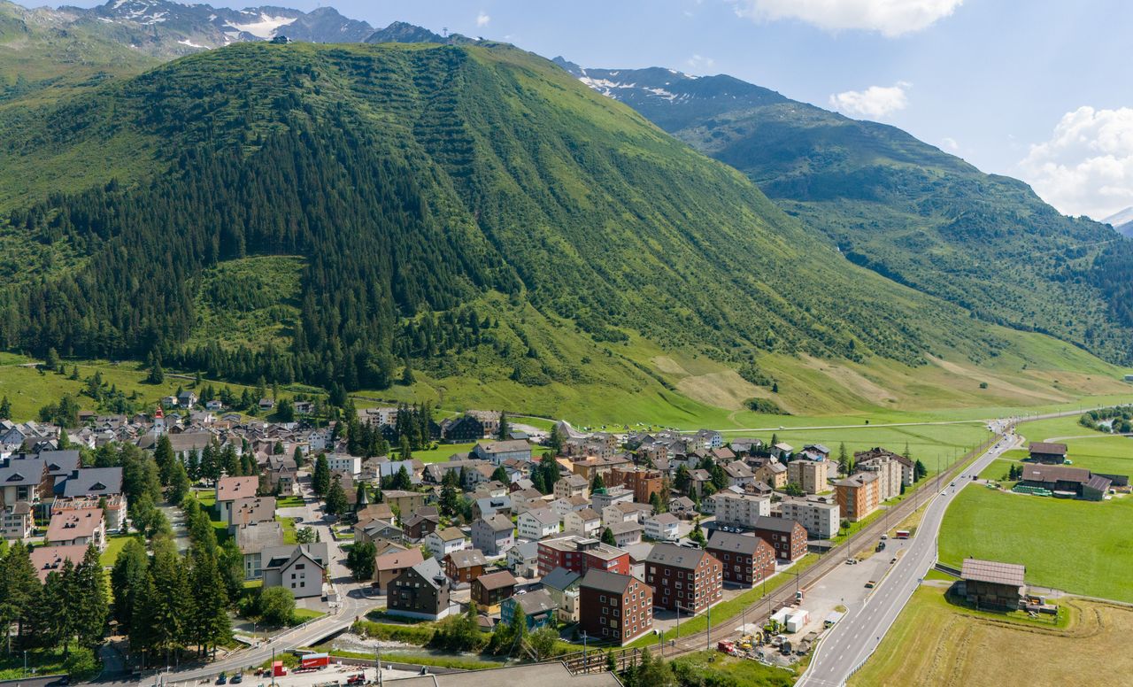 Lage am Dorfrand von "Alt-Andermatt"