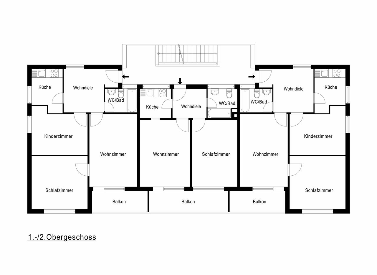 MFH Bremgarten_1 und 2 OG